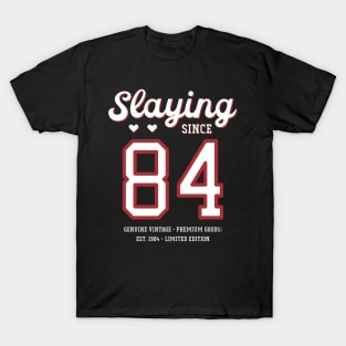 36th Birthday Gift Slaying Since 1984 T-Shirt